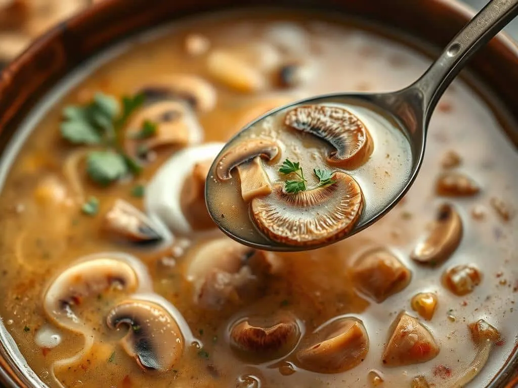 ungarische Pilzsuppe