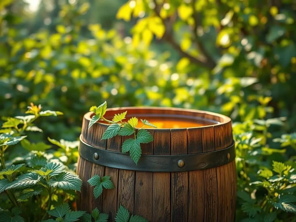 Brennessel Dünger herstellen