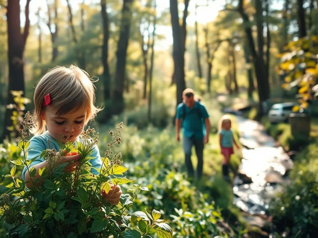 Kräuterwanderung mit Kindern