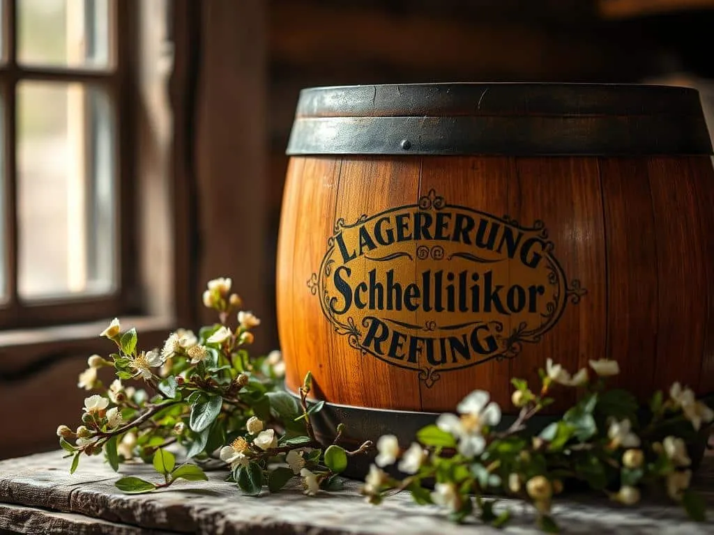 Lagerung Schlehenlikör Reifung