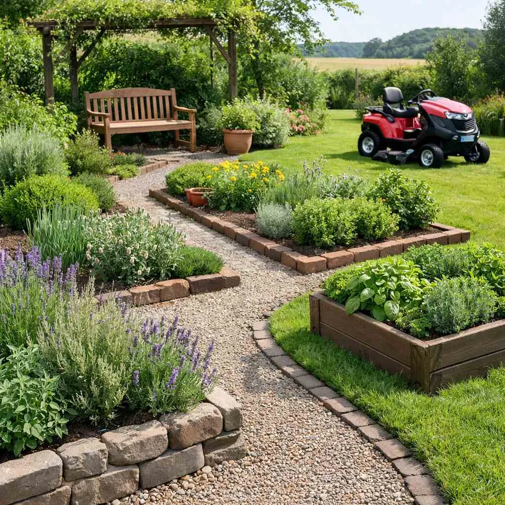 Ordnung und Ruhe im Kräutergarten