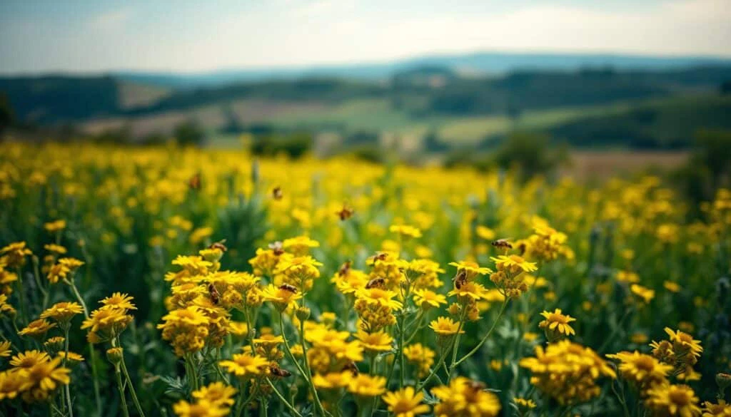 Ackersenf Blüten für Insekten