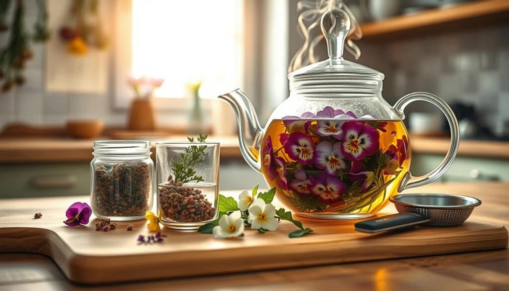 Stiefmütterchen Tee Zubereitung