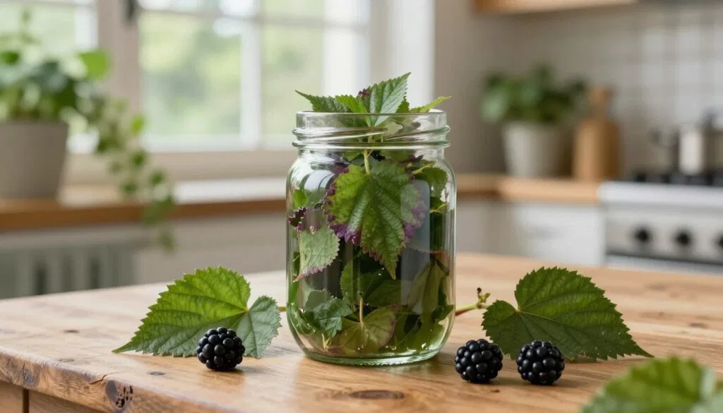 Brombeerblätter fermentieren