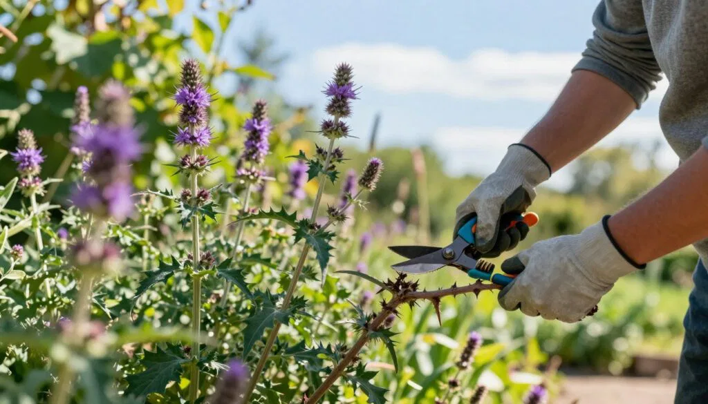 Pflege und Schnitt der dornigen Hauhechel