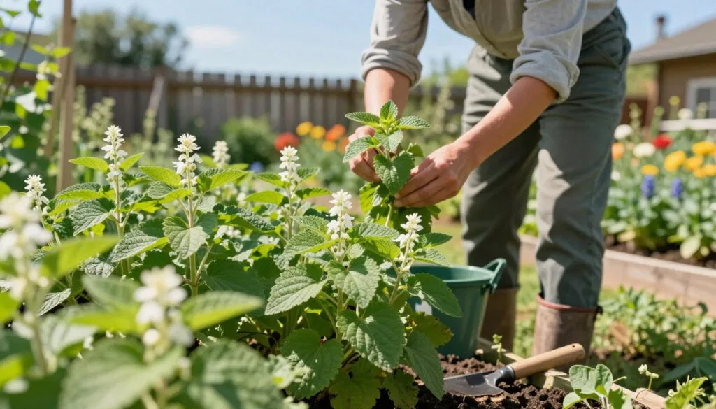 Ernte und Anbau Zitronenmelisse Ernte und Anbau Zitronenmelisse