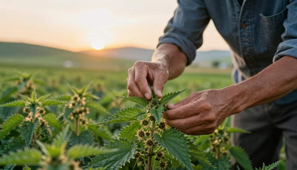 Herausforderungen bei der Ernte von Brennnesselsamen