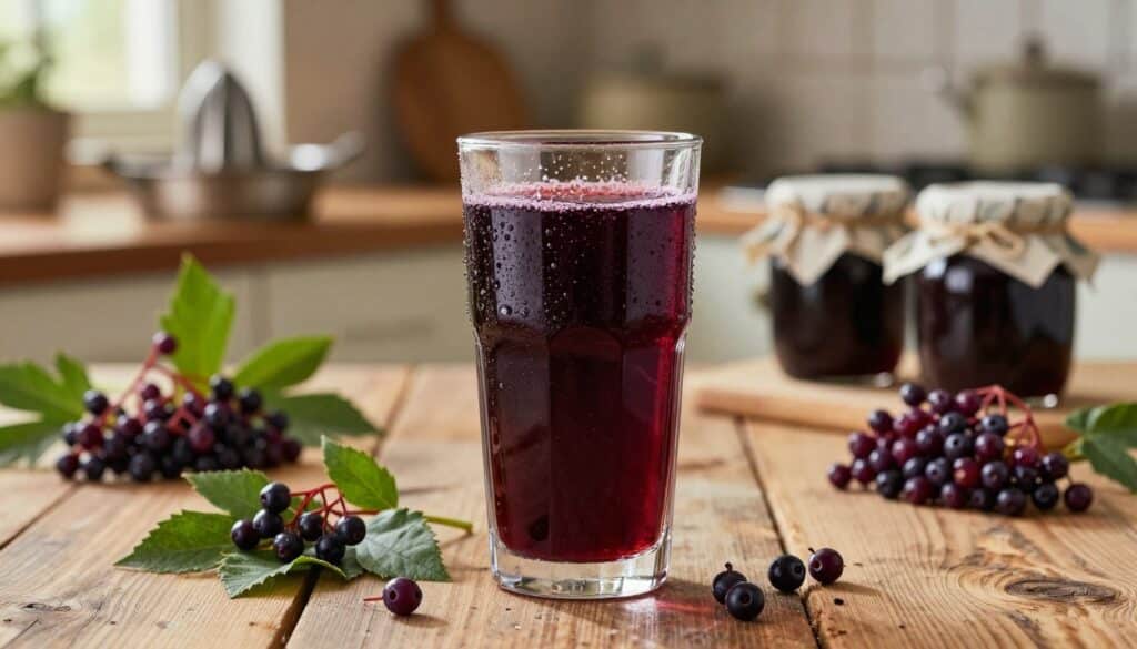 Fliederbeerensaft