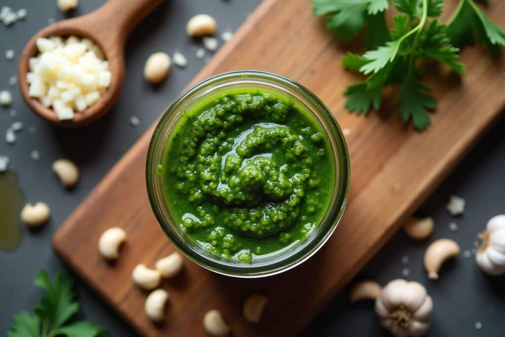petersilien pesto rezept-Titel